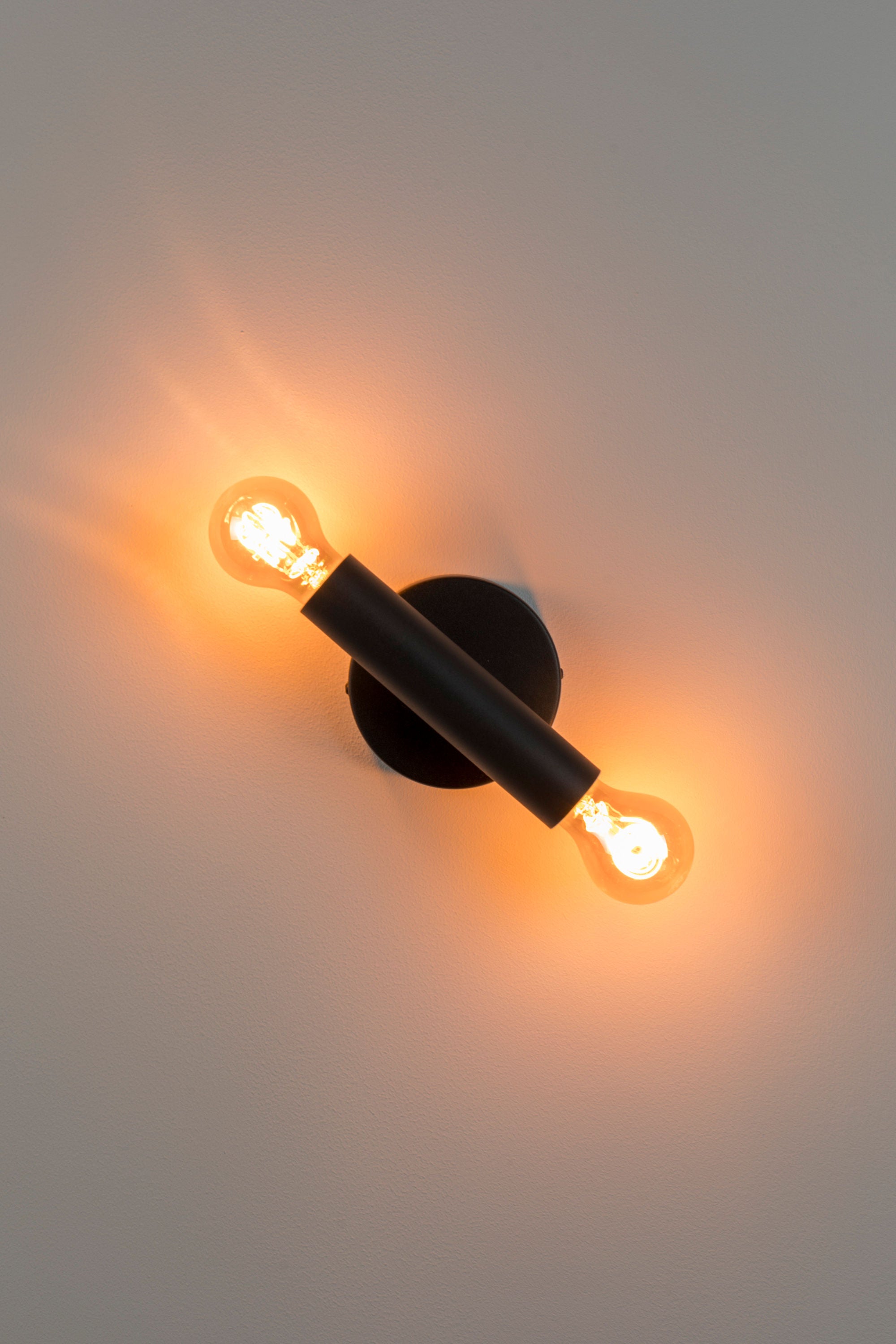 Zuiver Hawk Black Iron Wall Light